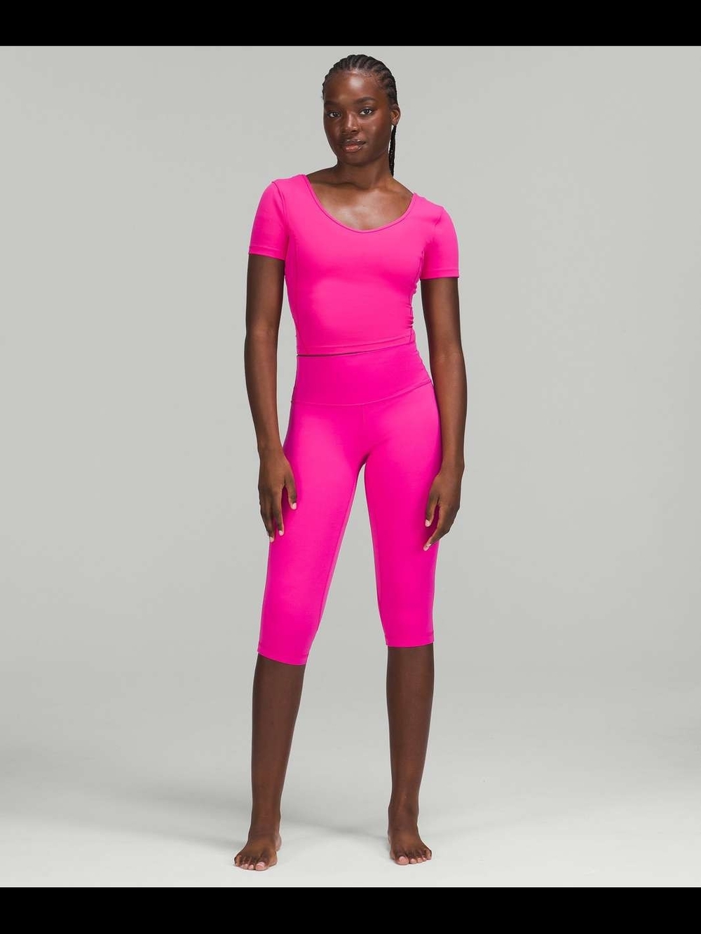 Lululemon Pink Athletic Crop Top Size 10